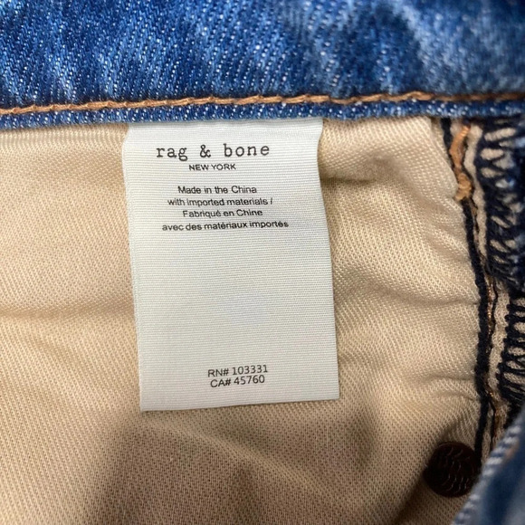 Rag & Bone Dre Distressed Jean Short  Sz: 29 - Picture 8 of 15